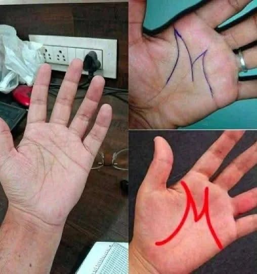 😱 Did you know that having the letter Ⓜ️ in the palm of your hand means that… See below👇