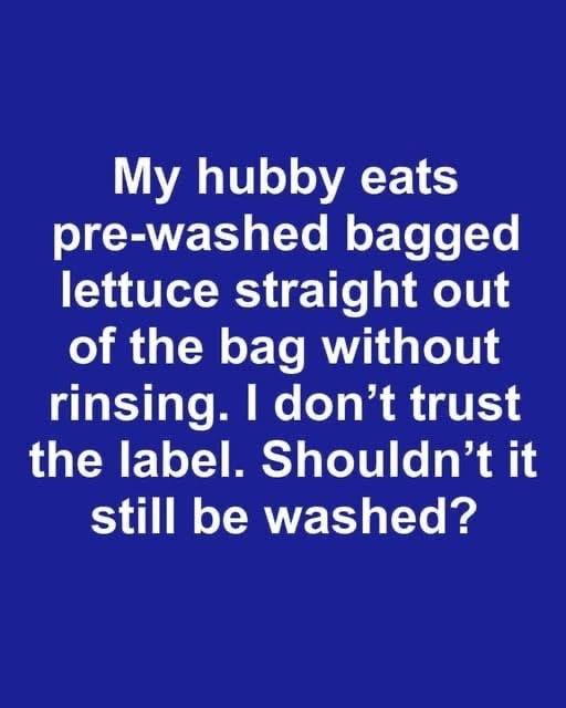 Should You Wash Pre-Washed Lettuce …The Truth Behind the “Ready-to-Eat” Label FIND OUT MORE IN THE COMMENTS ⬇️