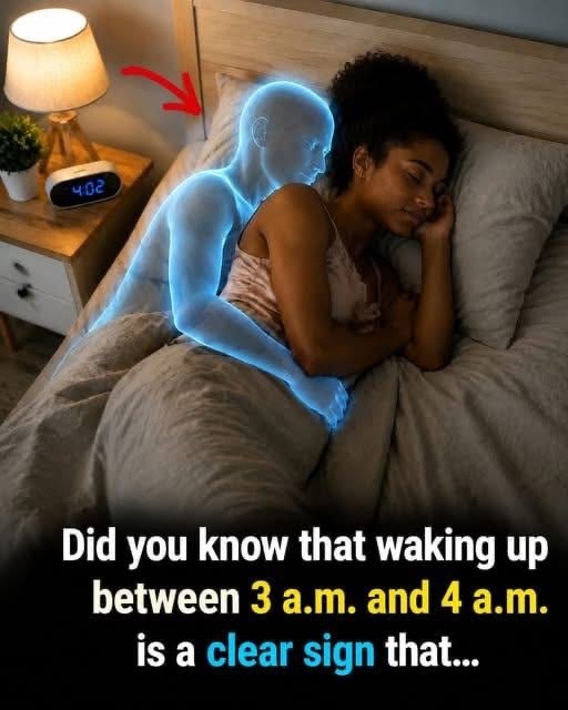 Did You Know That Waking Up At 3 Or 4 In The Morning Is A Clear Sign Of…See Below👇