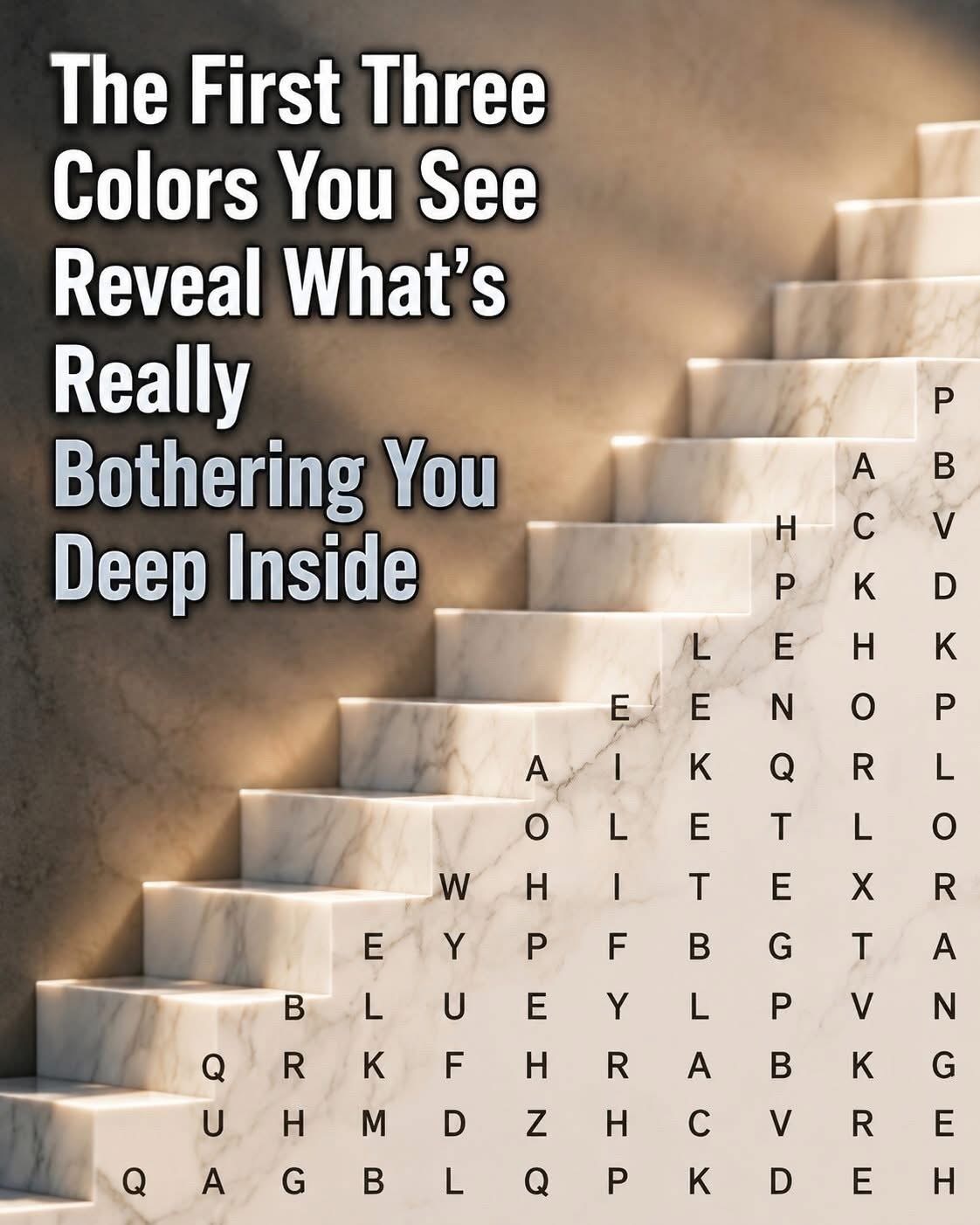 The First Three Colors You See Reveal What’s Really Bothering You Deep Inside 🔎🤔