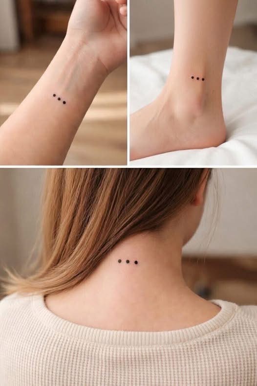 If you see someone with a three-dot tattoo, you might want to get out of there fast… Find out what it could mean in the comments👇
