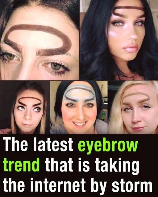 The newest eyebrow trend is going viral all over the internet 💔😳(Check In First comment👇).