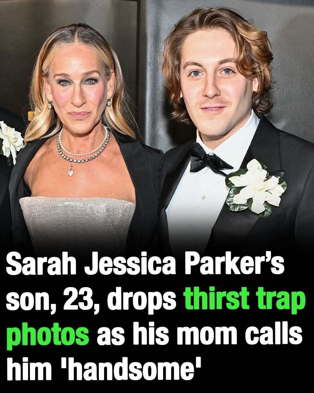 James Wilkie Broderick, the son of Sarah Jessica Parker and Matthew Broderick, is all grown up – and his latest picture is raising eyebrows 😳😳 Check comments