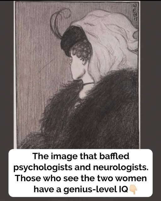 The image that baffled psychologists and neurologists. Those who see the two women have a genius-level IQ. See the first comment for what you need to do…