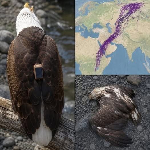 For 20 years, an eagle equipped with GPS puzzled scientists: reco….See below