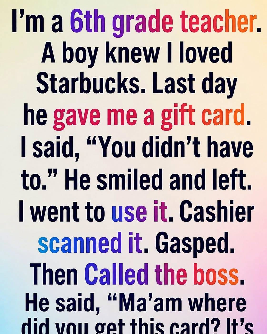 The Gift That Meant More Than Coffee: A Sixth Grade Student’s Month of Spare Change ⁠ﾠ⠀⠀͏