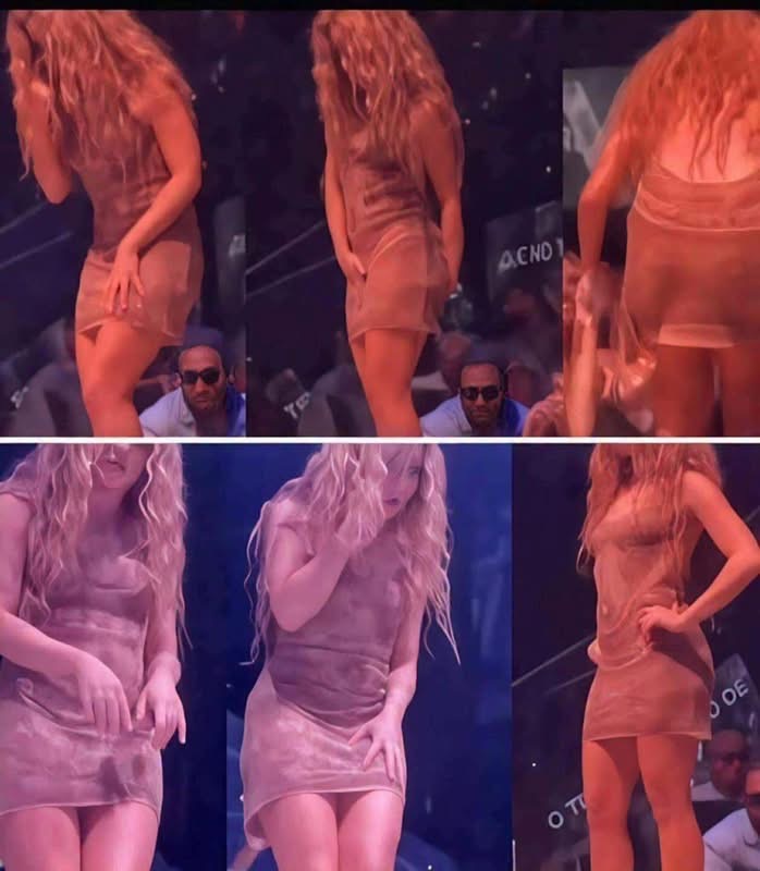 😱 The moment Shakira leaves the stage after noticing that… See more