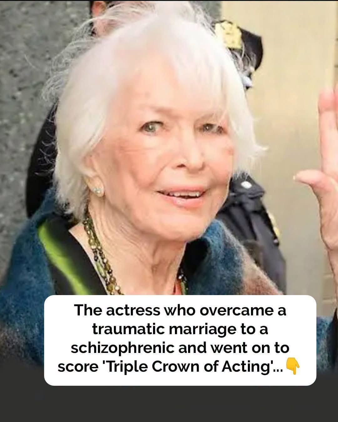 At 93, this actress – who endured a violent marriage to a schizophrenic spouse – has triumphed in both life and career, earning the desirable ‘Triple Crown of Acting’ while cherishing her other equally important roles of devoted mother and grandmother 😍 Check comments 👇