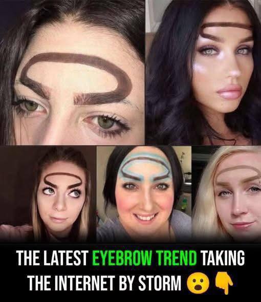 The latest eyebrow trend taking the internet by storm😮👀