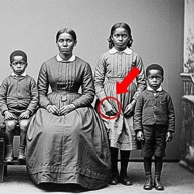 It was just a simple family photo from 1872, but take a closer look at the sister’s hand.