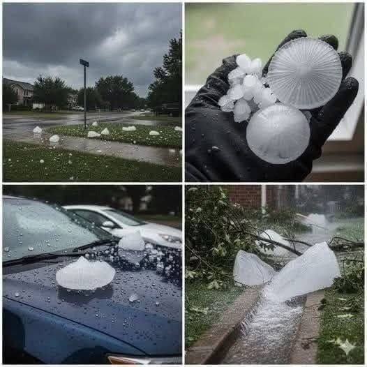 Red Alert Strong hail just hit S-town… See more..