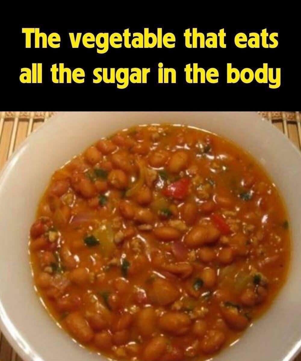 The vegetable that eats all the sugar in the body. It’s the formidable enemy of diabetes. Check 1s comment