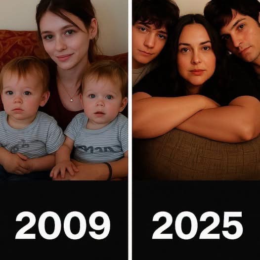 I had my twin boys at seventeen. While other girls my age were stressing about prom dresses and SAT scores, I was counting diapers, timing feedings, and trying not to throw up in the hallway between second and third period. Their dad was Evan—my high school boyfriend, the basketball star, the guy everyone thought had a golden future. He used to look me dead in the eye and swear he loved me. When I found out I was pregnant, I was terrified. But I told him anyway. He didn’t even blink. He pulled me in and said, “We’ll figure this out, babe. I love you. We’re a family. I’ll be here. Always.” The very next morning… he vanished. No call. No text. No breakup. No explanation. He was just gone like he’d been erased. So I raised Noah and Liam alone. It wasn’t a cute “we struggled but it was fine” kind of hard. It was survival hard. I took care of newborn twins while finishing school, then worked whatever jobs I could get, then stacked more jobs on top of that. Rent. Bills. Formula. Shoes they outgrew every five minutes. Nights where I fell asleep sitting up because I was too tired to make it to the bed. For years I lived in a blur of exhaustion, guilt, and determination. I didn’t date. I didn’t have hobbies. I had two boys and a mission: keep us afloat. And somehow… we did. So when both of them got accepted into a dual-enrollment college prep program at sixteen, I cried in my car. It felt like proof that every sacrificed dream, every overtime shift, every lonely night meant something. Then Tuesday happened. I came home from work expecting the usual—backpacks on the floor, snacks disappearing, some argument about video games. But instead both boys were sitting on the couch stiff as boards, faces pale, the air in the room heavy. “What’s going on?” I asked, already nervous. Liam didn’t even look at me. His voice was flat. Sharp. “Mom… we can’t see you anymore.” My whole body went cold. “What are you talking about?” Noah wouldn’t meet my eyes. He stared at his hands like they belonged to someone else. “We met our dad today,” he said quietly. “He found us. He told us the truth.” My heart slammed. “What truth? He left—” “He said YOU kept us from him,” Liam cut in. “That you pushed him out. That you lied.” I just stood there like the floor had tilted. Noah swallowed hard. “He’s the Director of our program, Mom. He realized who we were.” It took a second for that to even register. Director. Their program. Evan. Right there over their futures. Liam kept going, voice shaking with anger. “He said if you don’t go to his office and agree to his terms, he’ll get us expelled. He said he can make sure we never get into any college. Any.” I couldn’t breathe. My ears were ringing. “W-what… what terms?” I managed. Noah finally looked up, and the disgust on his face made my stomach drop before he even spoke. ⬇️