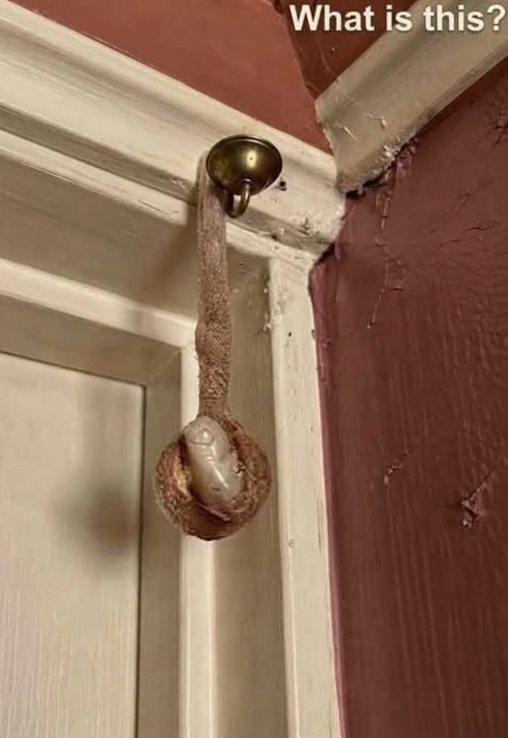 My husband and I booked a room during our vacation. In the hotel room, I discovered this. I’ve been looking at it for half an hour now, but I still can’t figure out what it is. Does anyone know? Check the first comment for the answer 👇