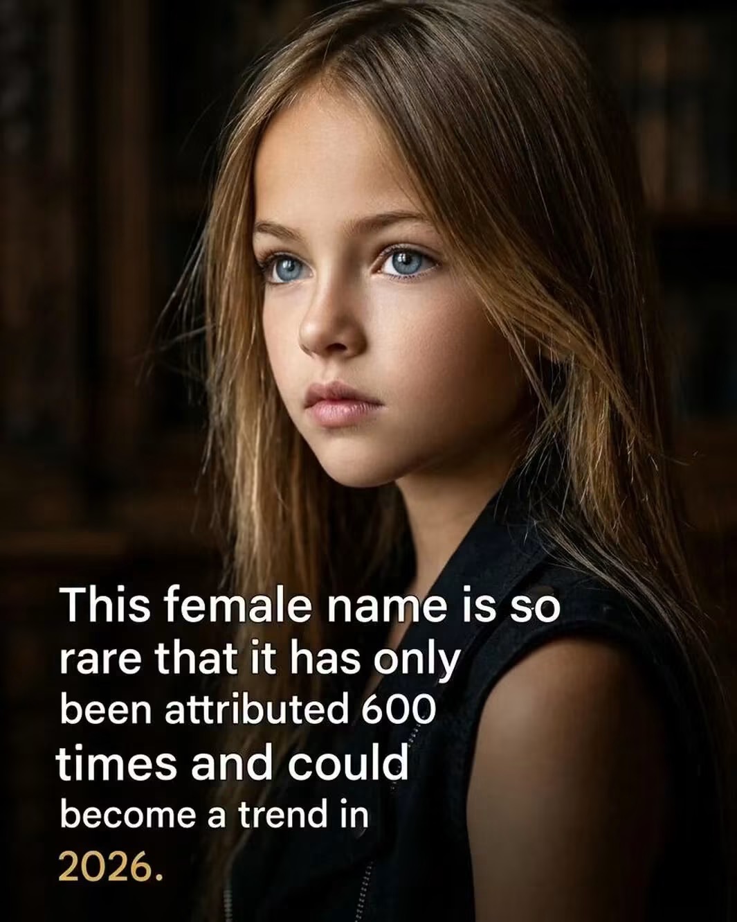 Only 600 girls have this name… See more