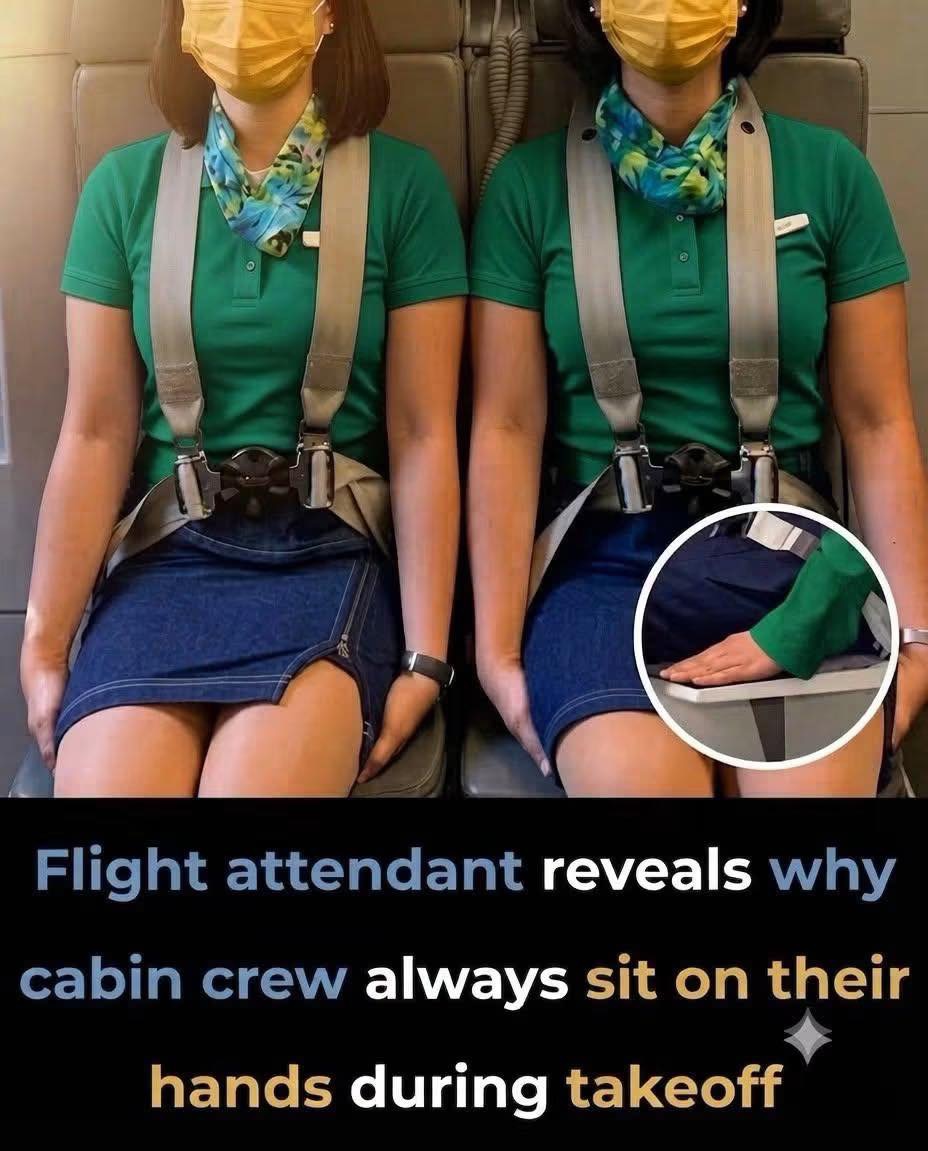 Next Time You Fly, Watch a Flight Attendant During Takeoff—You May Notice THIS… ✈️
