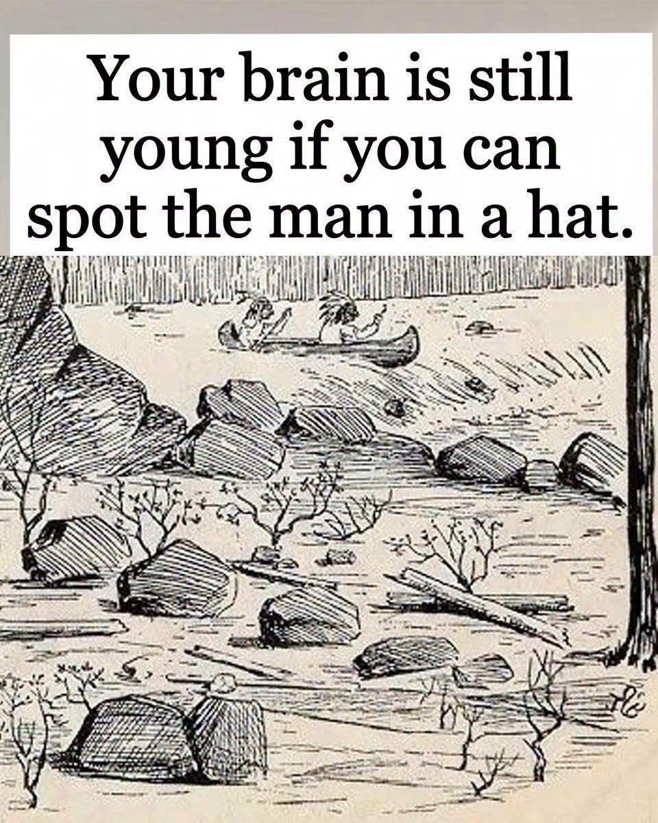 Can You Spot the Hidden Man in the Hat? This Vintage Optical Illusion May Fool Your Eyes 🧐