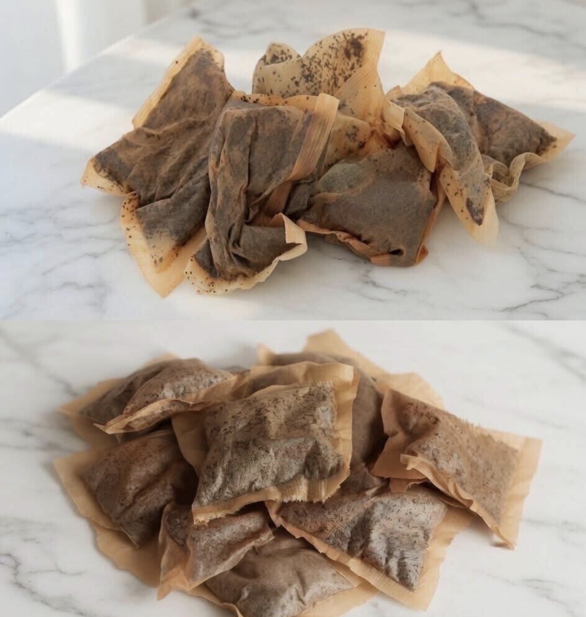 Don’t make the mistake of throwing away tea bags, they are worth their weight in gold used this way…Check comments 👇🏼