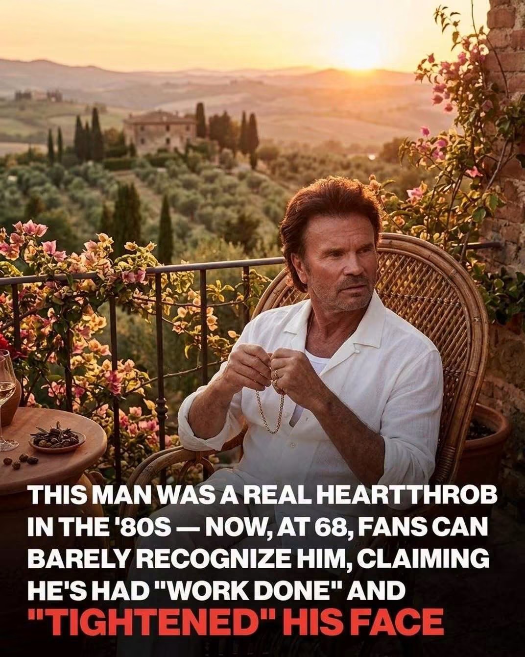 This is not the man viewers used to love seeing on their TVs. 😮